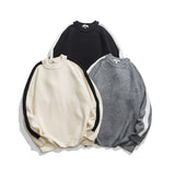 Unisex Sweater Winter Striped Minimalist