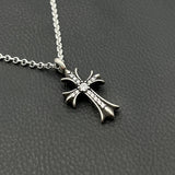 Chrome Hearts Necklace Cross Diamond Pendant Men's and Women's