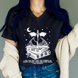 Fourth Wing Women T-shirt V-neck Fashion Lady Tops Tees