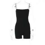 Women Jumpsuit Spring Sexy Slim Fit Backless Suspender Jumpsuit (Hawthaw0412)