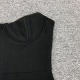 Women Evening Dress Sexy Long Evening Dress Slim Fit Bandage One-Piece Dress