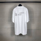 Men T-shirts Paris LOGO Printed Short Sleeve T-Shirt Loose Casual