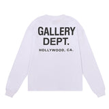 Gallery Dept T Shitrs Double Yarn Cotton Long Sleeve T-shirt