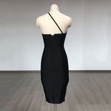 Women's Evening Dress Sexy Backless Slim Fit Dress Dress Black Bandage One-Piece Dress