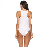 Women Jumpsuit Sleeveless round Neck Jumpsuit Slim Fit Bodysuit