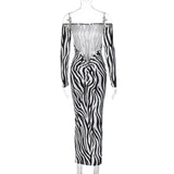 Women Dresses Summer Sexy Backless Slim Fit Long Sleeve Dress