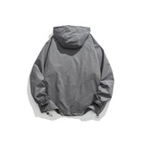 Unisex Jacket Hooded Jacket Loose Mechanical Style Outdoor Jacket Coat