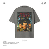 American vintage street T-shirt pure cotton retro men's and women's summer loose