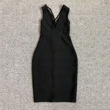 Women's Evening Dress Bandage One-Piece Dress Summer Backless Slim Fit Sexy Dress
