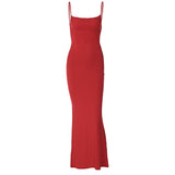 Women Dresses Spring Sexy Slim Fit Backless Sling Dress