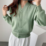 Women Sweater Knitwear Autumn and Winter Loose Knitted Cardigan Coat