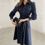 Women Maxi Dress Fall/Winter Dress