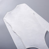 Women Jumpsuit Hollow-out Jumpsuit Sexy Slim Long Sleeve Top