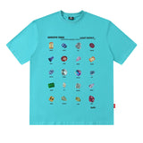 Men T Shirt Hip Hop Oversize Printed Couple Short Sleeve T-shirt