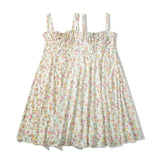 Women Dresses Summer Vintage Printed Dress Backless Midi Dress (Xds0414)