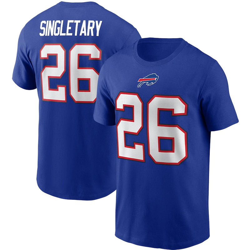 NFL T-Shirts NFL Football Bills Jerseys Short Sleeve Men's T-Shirts
