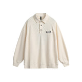 Unisex Hoodie Autumn Loose Embroidered Striped Sweater