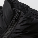 Unisex Winter Cotton Coat Patch Pocket Decorative Stand-up Collar down Jacket Retro Loose down Jacket