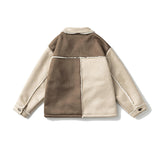 Unisex Winter Cotton Coat Vintage Embroidered Lapel Cotton Jacket