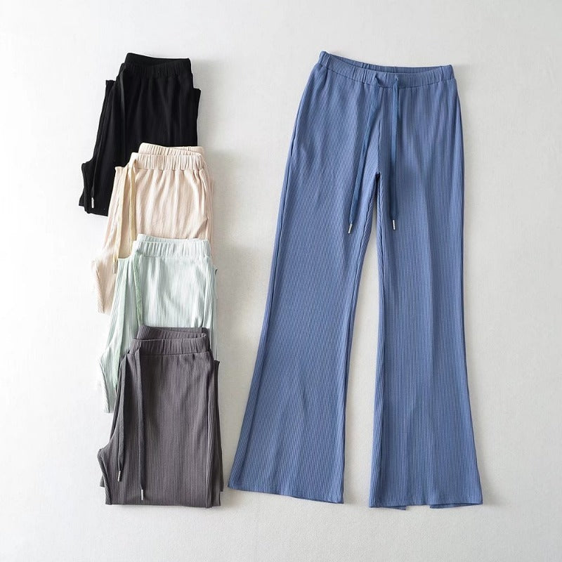 Women Sweatpants Summer Loose Wide Leg Casual Trousers