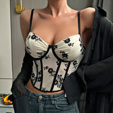 Women's Party Tops Suede Embroidered Vest