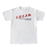 Cash Rules Graphic Tees Cute Funny Meme Short Sleeve Women