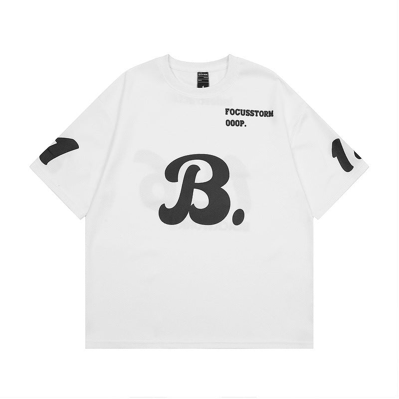 Men T Shirt Sports Baseball Uniform Short Sleeve T-shirt