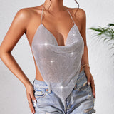 Women Party Tops Sexy Nightclub Tops Vest