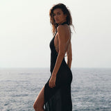 Women Dresses Summer Slim Fit Backless Vacation Jumpsuit