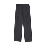 Men Sweatpants Casual Suit Pants Men's Straight Long Pants Loose Wide Leg Floor Pants