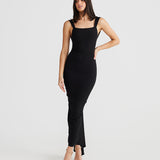 Women Dresses Spring Sexy Backless Spaghetti Straps Dress
