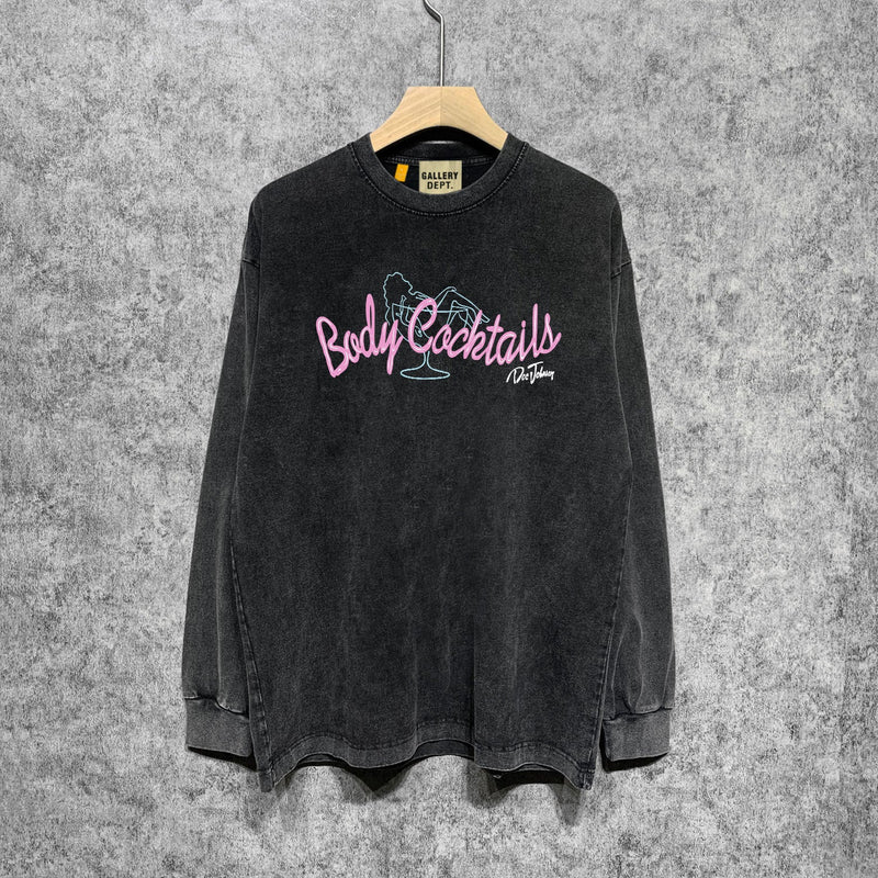 Gallery Dept Long Sleeve Shirt Vintage T Shirt Washed and Worn Vintage Long Sleeve T-shirt