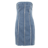 Women Dresses Denim Dress Summer Casual Short Skirt