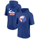 NBA T-Shirts NBA Basketball Clothing Hooded T-Shirt Sports Men