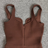 Women's Evening Dress Bandage One-Piece Dress Square Collar Sleeveless Sexy Slim Fit Camisole Gown