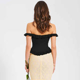Women Tops Summer Slim Fit T-shirt Sexy Lace Top