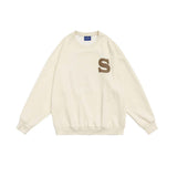 Unisex Hoodie Autumn Foaming Patchwork Sweater