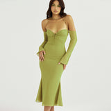 Women Dresses Spring Sling Dress Long Dress