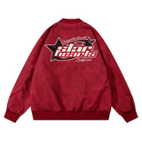 Men Jacket Coat Ins Embroidered Letter Baseball Uniform Jacket Men Autumn and Winter Loose