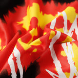 Denim Tears T Shirts Flame Wood Cotton Printed Loose Short Sleeve T-shirt