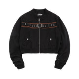 Women Jacket Casual Autumn Pleating Long Sleeve Jacket