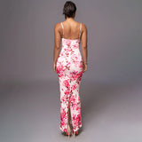 Women Dresses Summer Slim Fit Long Dress Sling Dress