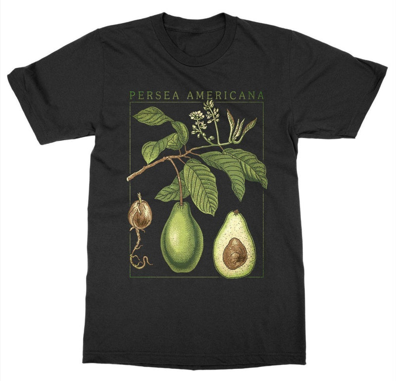 HJN Summer Avocado T-Shirt Persea Americana Print