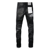 Purple Brand Jeans Black Worn Jeans