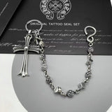 Chrome Hearts Necklace Vintage Cross Pant Chain Bag Chain