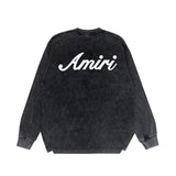 Amiri Long Sleeve Shirt Vintage T Shirt Washed and Worn Vintage Long Sleeve T-shirt