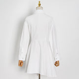 Women Dresses Short Skirt Spring Shirt Dress (Qymy0409)