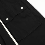 Men Sweatpants Multi-Pocket Workwear Style Casual Pants Men's Drawstring Elastic Waist Baggy Straight Trousers Trousers