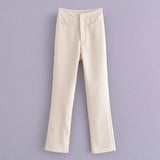 Women Sweatpants Fall Bell-Bottom Pants Casual Pants