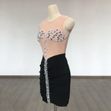Women's Evening Dress Sleeveless Hip Skirt Mesh Dress